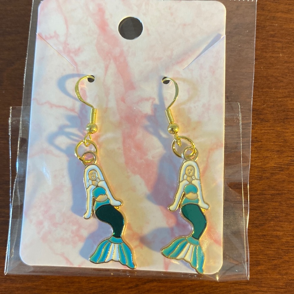 Mermaid earrings